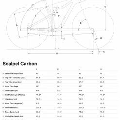 Cannondale Scalpel Carbon 3 - CRD / Candy Red 15 Cannondale Scalpel Carbon 3 - CRD / Candy Red -Singlespeed Verkaufsgeschäft Cannondale Scalpel GEO