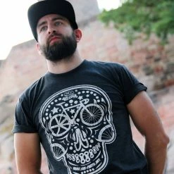 SMParts. SM-Parts T-Shirt "Skull" Heather Grey