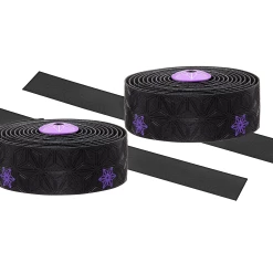 Supacaz Super Sticky Kush - Print 3mm -Singlespeed Verkaufsgeschäft Stuurlint Galaxy zwart neon paars THV046657