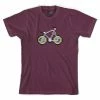 Cinelli Pixel LASER T-Shirt - Lila/Bordeaux -Singlespeed Verkaufsgeschäft pixel bike laser bordeaux tshirt