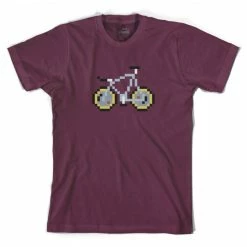 Cinelli Pixel LASER T-Shirt - Lila/Bordeaux