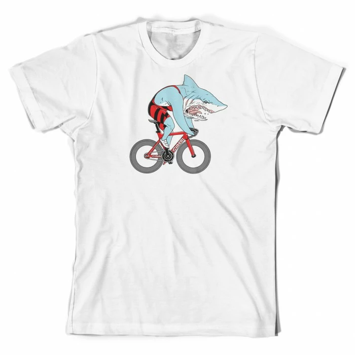 Cinelli SHARK T-Shirt - Weiß 3 Cinelli SHARK T-Shirt - Weiß