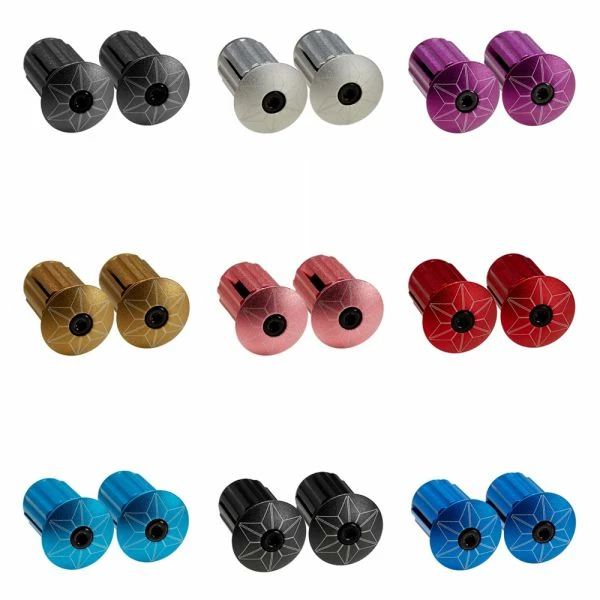 Supacaz Star Plugz Aluminium Lenkerendstopfen 3 Supacaz Star Plugz Aluminium Lenkerendstopfen